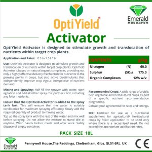 Activator Product Label 