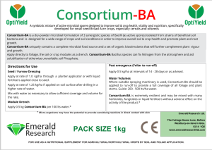Consortium-BA Product Label 
