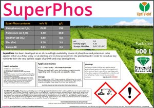 SuperPhos lproduct label