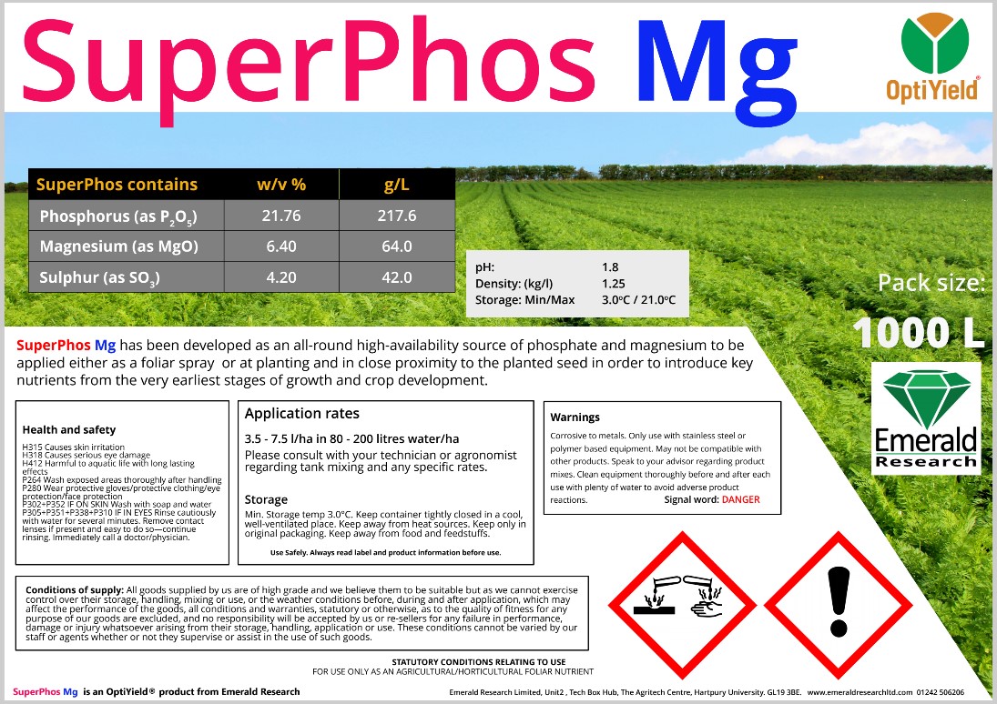 SuperPhos Mg label
