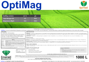 OptiMag foliar magnesium fertiliser for arable and field vegetable crops