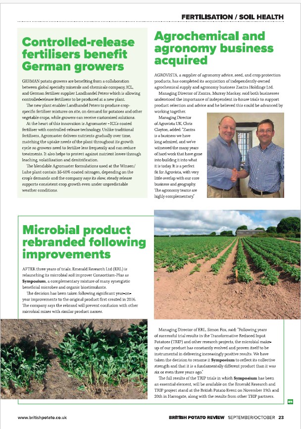 Page from farmers weekly magazine 21st Feb 25
